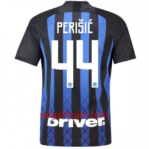 Inter Milan Fodboldtrøjer Perisic 44 Hjemmebanesæt 2018/19 Kort ærmer Inter Milan Fodboldtrøjer Perisic 44 Hjemmebanesæt 2018/19 Kort ærmer